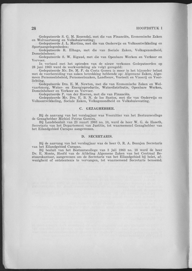 Verslag van de toestand van het eilandgebied Curacao 1963 - Page 28