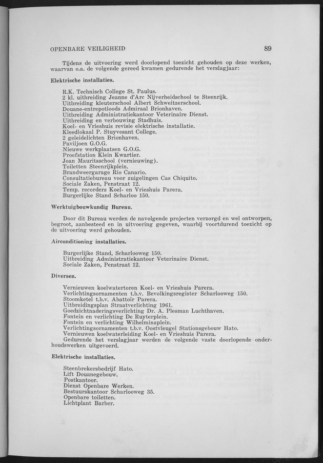Verslag van de toestand van het eilandgebied Curacao 1963 - Page 89