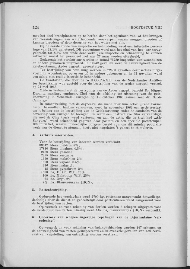 Verslag van de toestand van het eilandgebied Curacao 1963 - Page 124