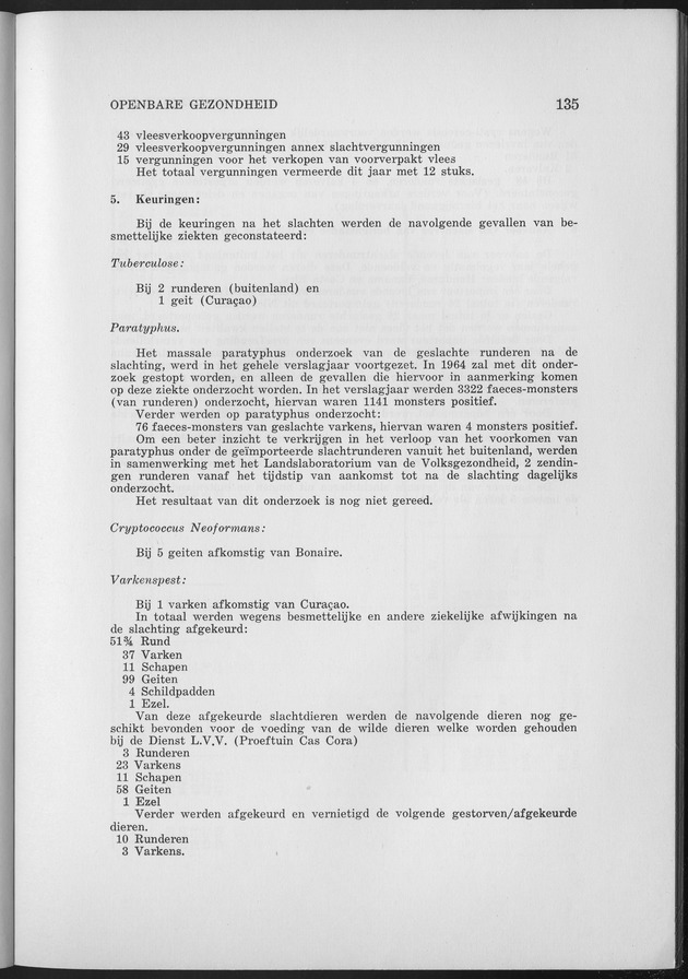 Verslag van de toestand van het eilandgebied Curacao 1963 - Page 135