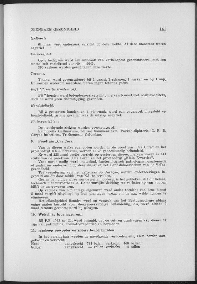 Verslag van de toestand van het eilandgebied Curacao 1963 - Page 141