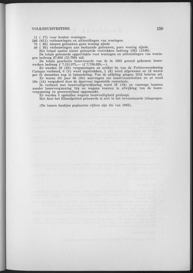 Verslag van de toestand van het eilandgebied Curacao 1963 - Page 159