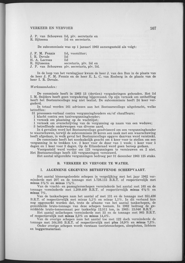 Verslag van de toestand van het eilandgebied Curacao 1963 - Page 167