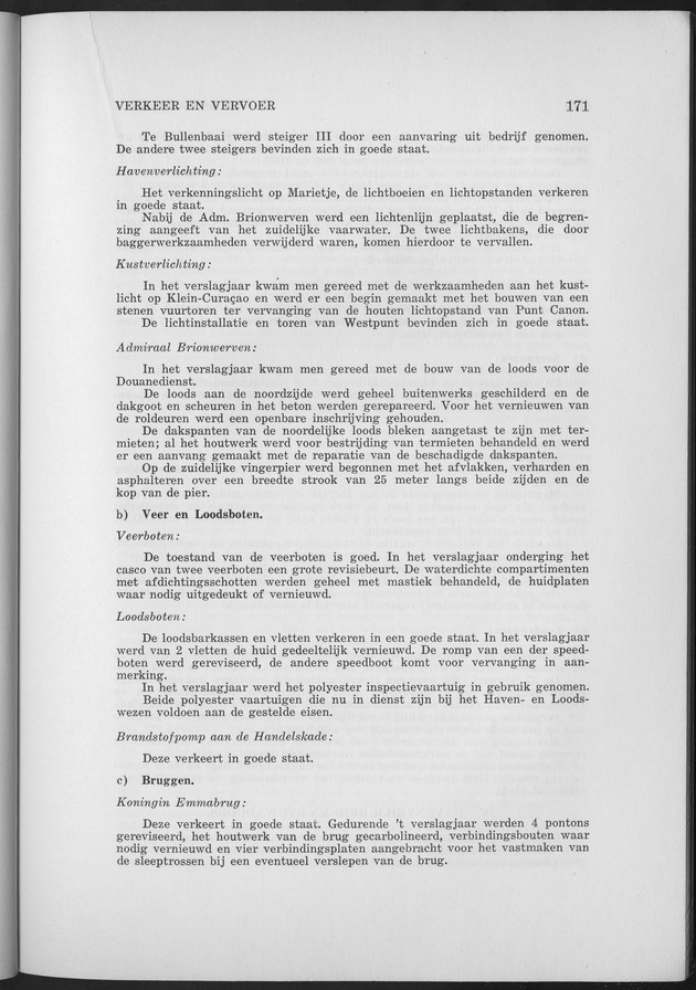 Verslag van de toestand van het eilandgebied Curacao 1963 - Page 171
