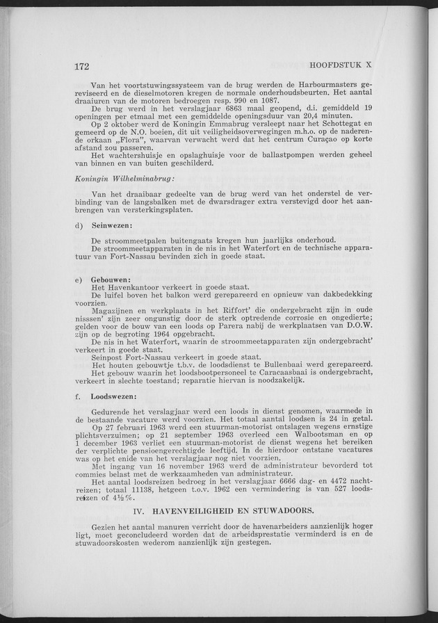 Verslag van de toestand van het eilandgebied Curacao 1963 - Page 172