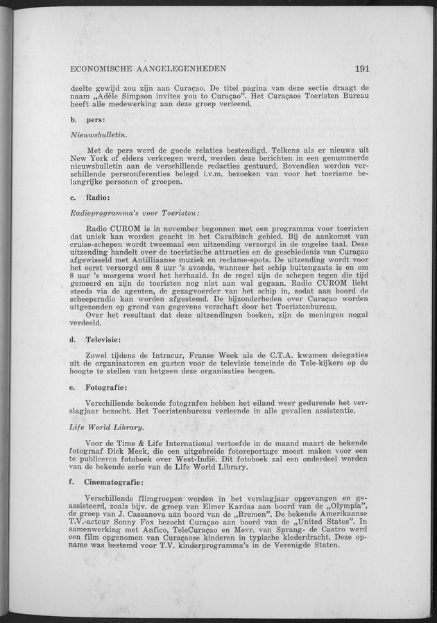 Verslag van de toestand van het eilandgebied Curacao 1963 - Page 191