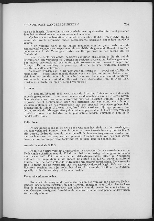Verslag van de toestand van het eilandgebied Curacao 1963 - Page 207