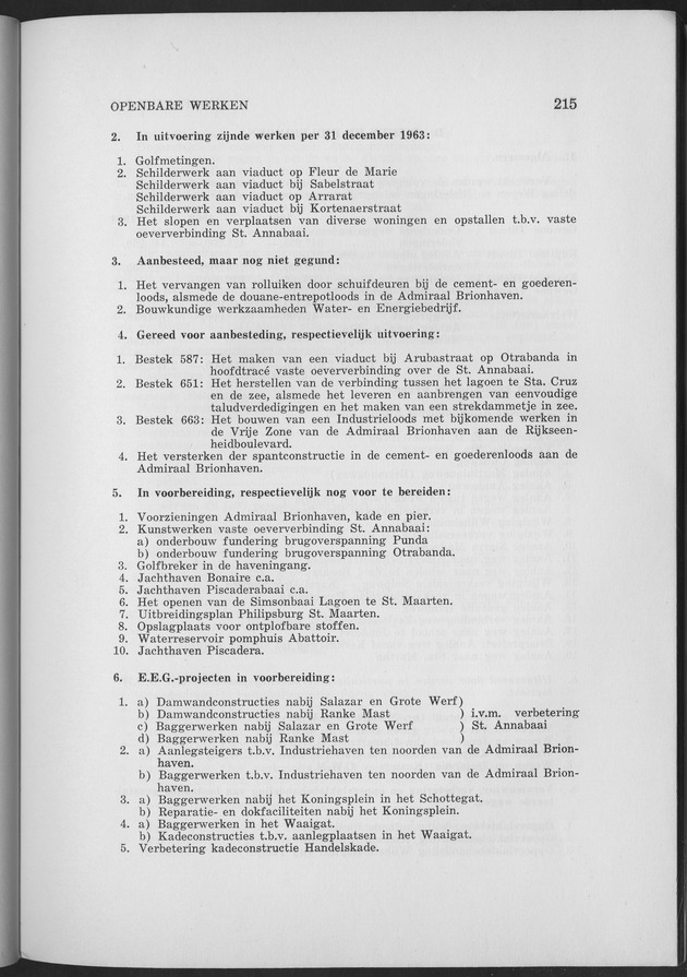 Verslag van de toestand van het eilandgebied Curacao 1963 - Page 215