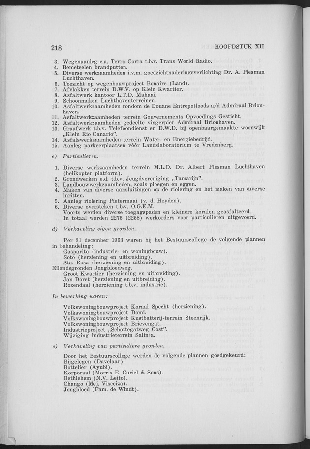 Verslag van de toestand van het eilandgebied Curacao 1963 - Page 218