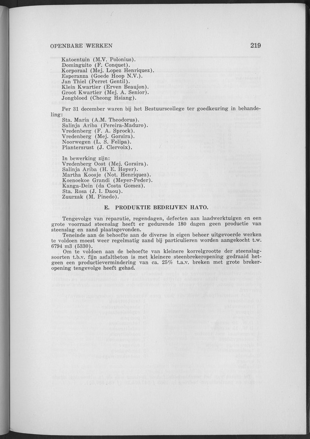 Verslag van de toestand van het eilandgebied Curacao 1963 - Page 219