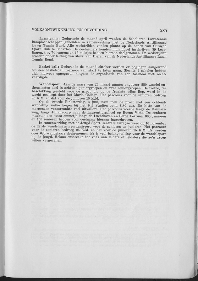 Verslag van de toestand van het eilandgebied Curacao 1963 - Page 285
