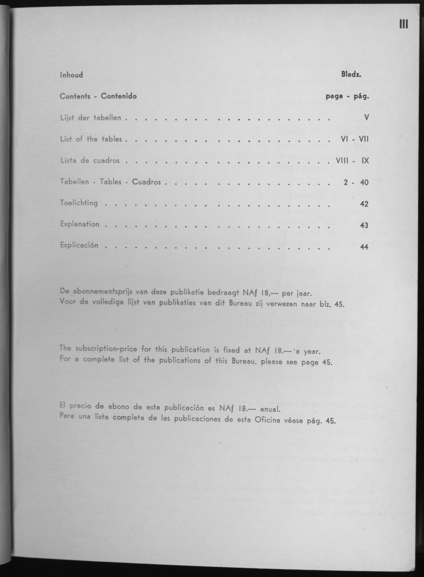 10e Jaargang No.3 - September 1962 - Page III