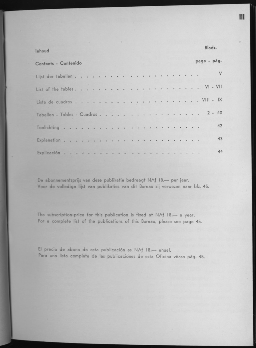 10e Jaargang No.5 - November 1962 - Page III