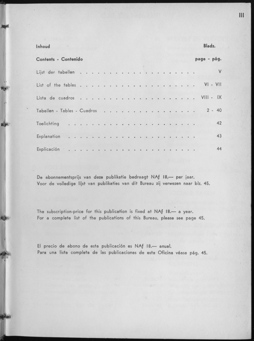 13e Jaargang No.1 - Juli 1965 - Page III