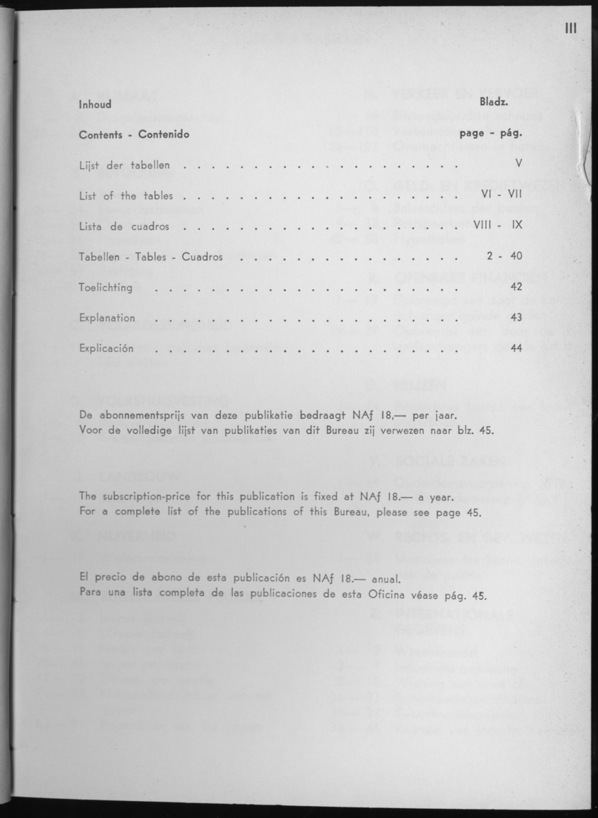 13e Jaargang No.2 - Augustus 1965 - Page III