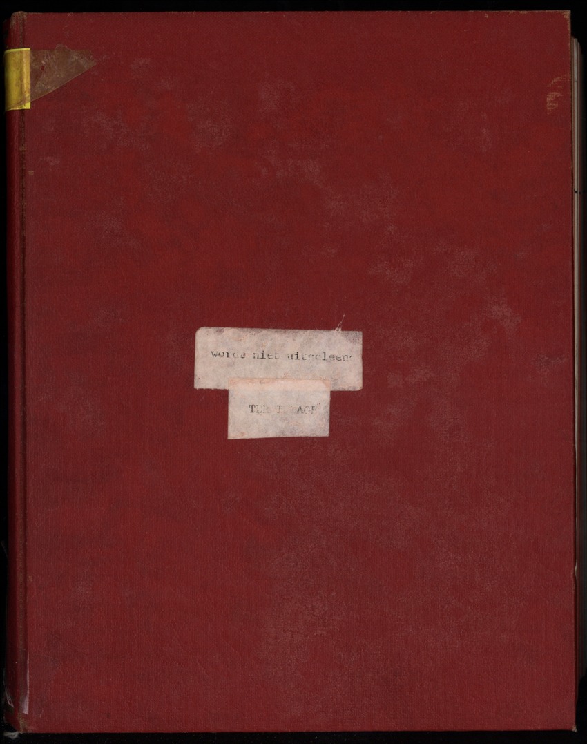 Statistische Mededelingen 20e Jaargang - Front Cover