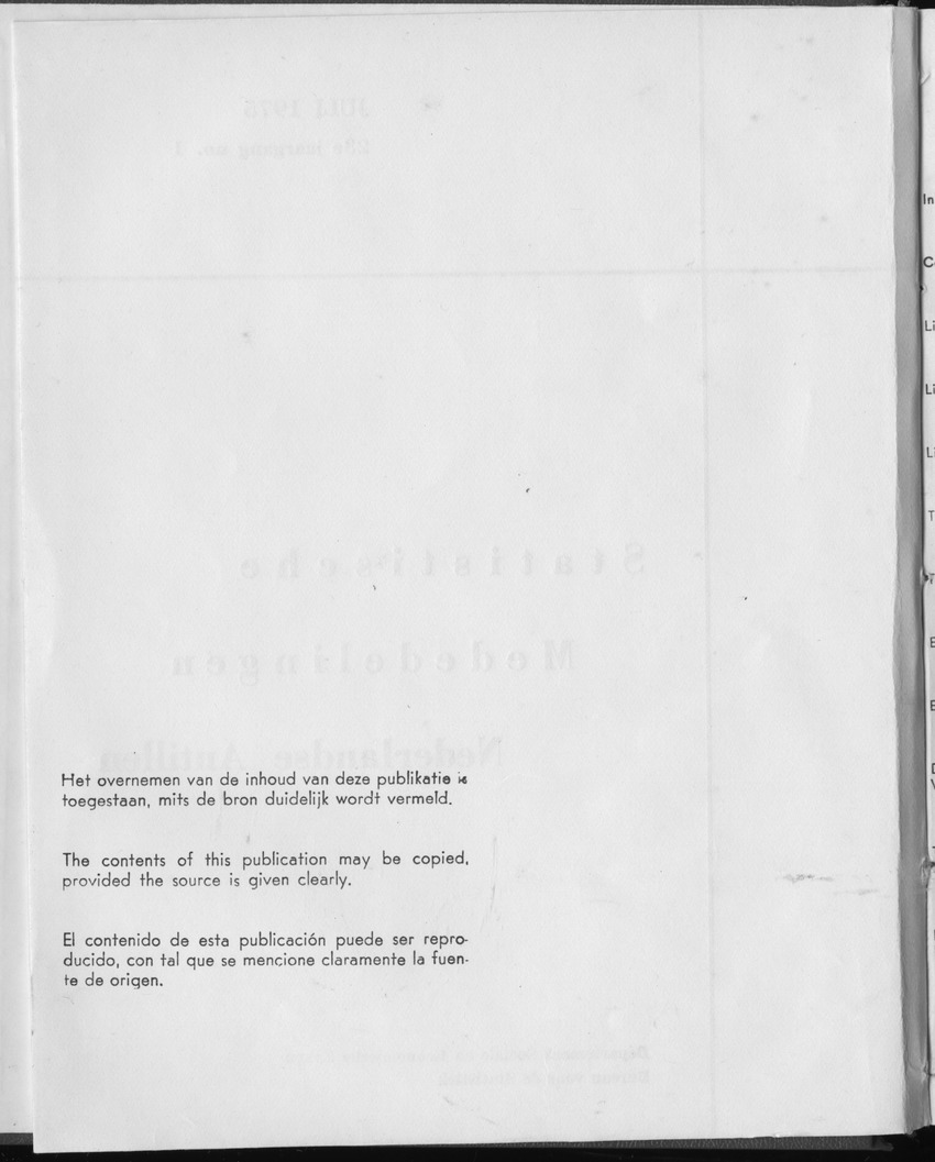 23e Jaargang No.1 - Juli 1975 - Page II