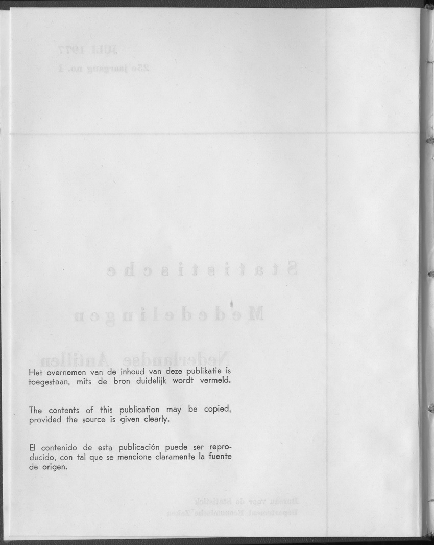 25e Jaargang No.1 - Juli 1977 - Page II