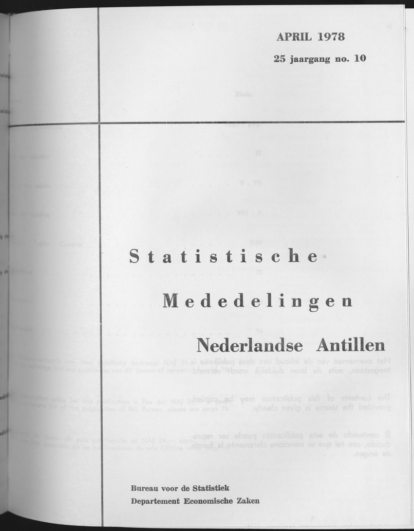 25e Jaargang No.10 - April 1978 - Front Cover