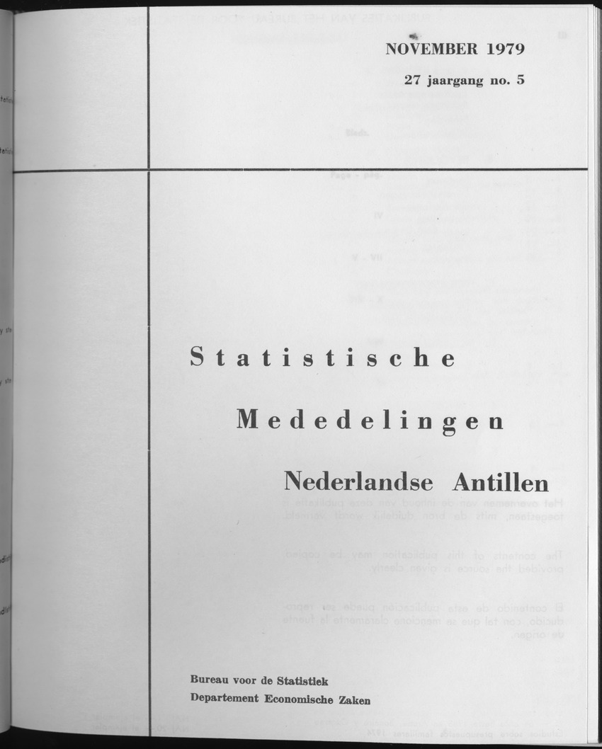 27 Jaargang No.5 - November 1979 - Front Cover