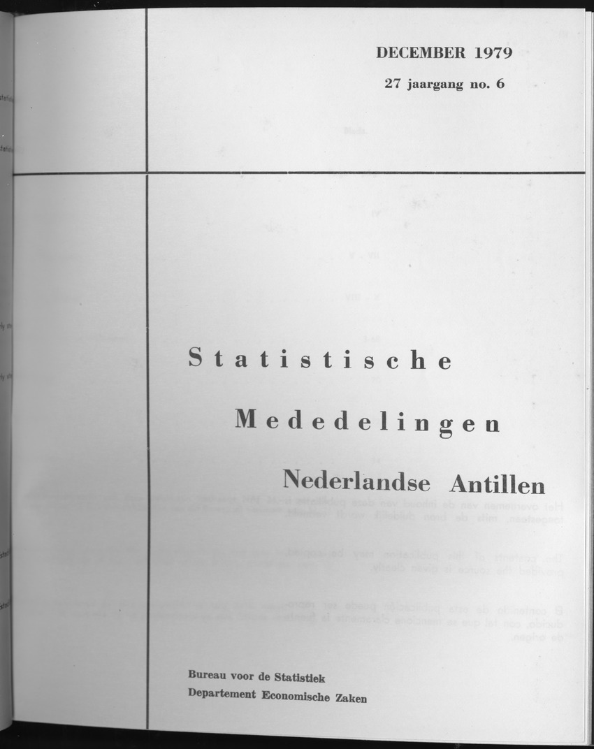 27 Jaargang No.6 - December 1979 - Front Cover