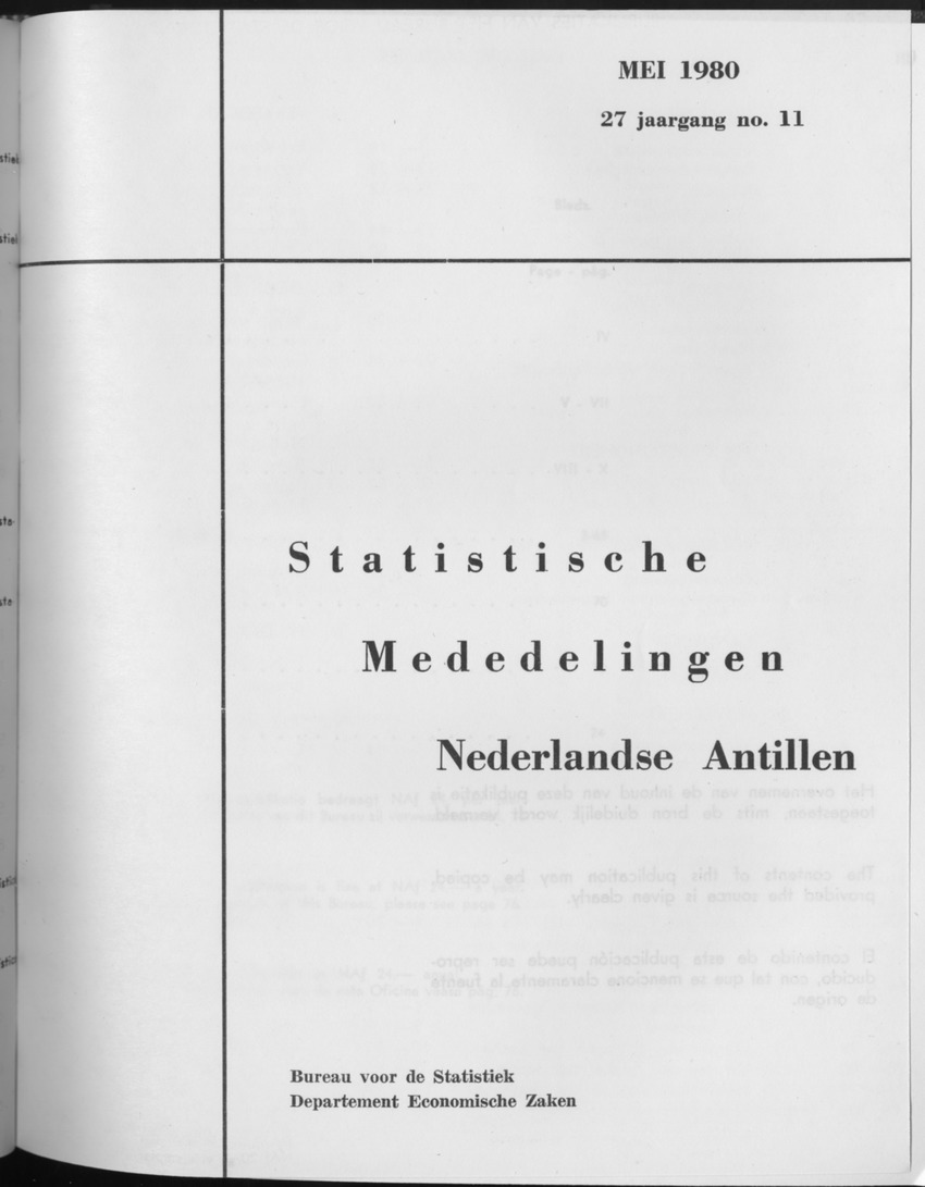 27 Jaargang No.11 - Mei 1980 - Front Cover