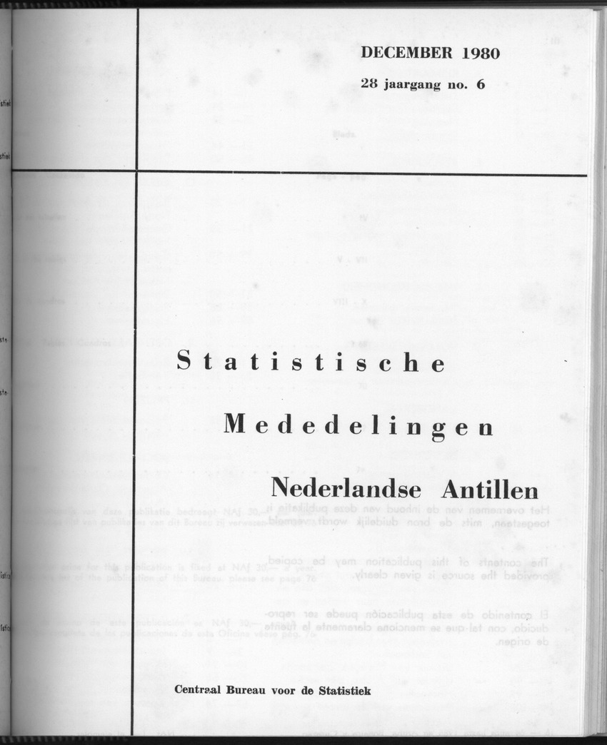 28 Jaargang No.6 - December 1980 - Front Cover