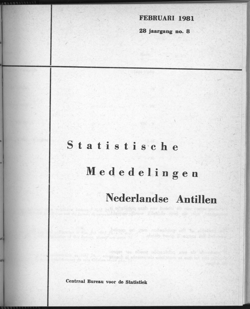 28 Jaargang No.8 - Februari 1981 - Front Cover