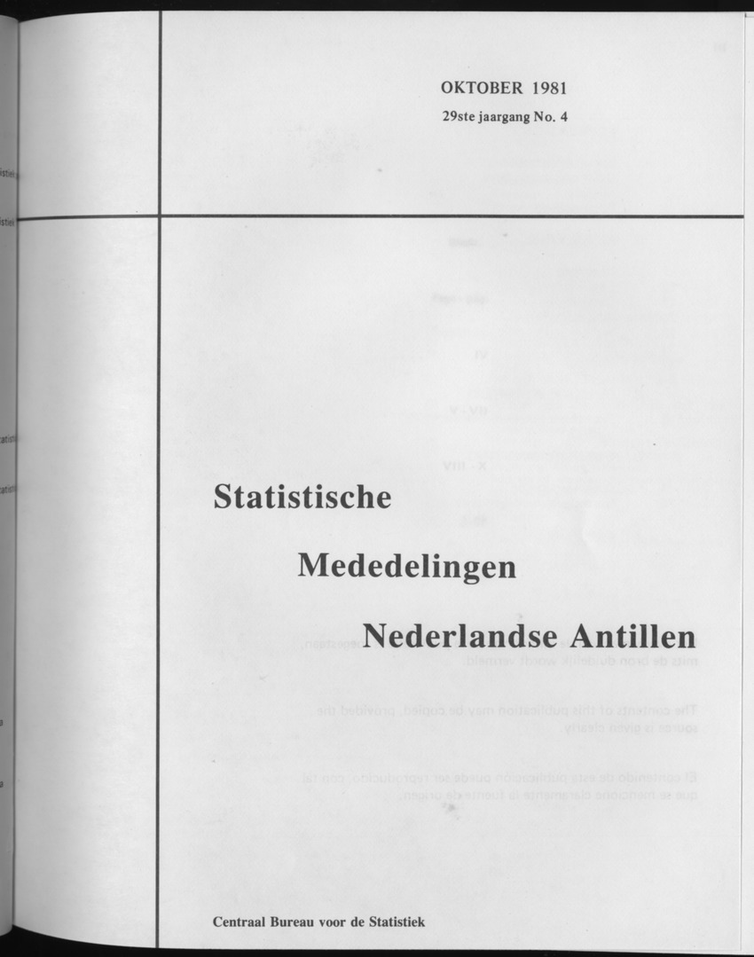 29ste Jaargang No.4 - Oktober 1981 - Front Cover