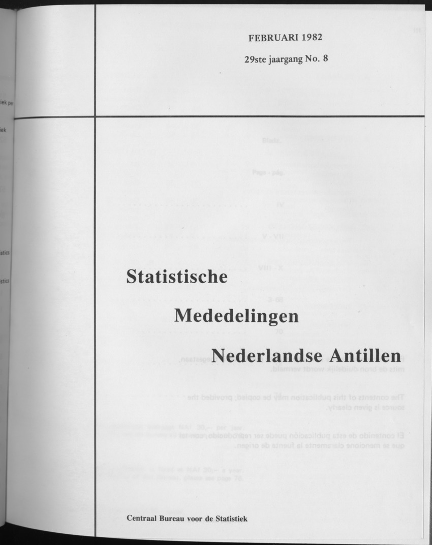 29ste Jaargang No.8 - Februari 1982 - Front Cover