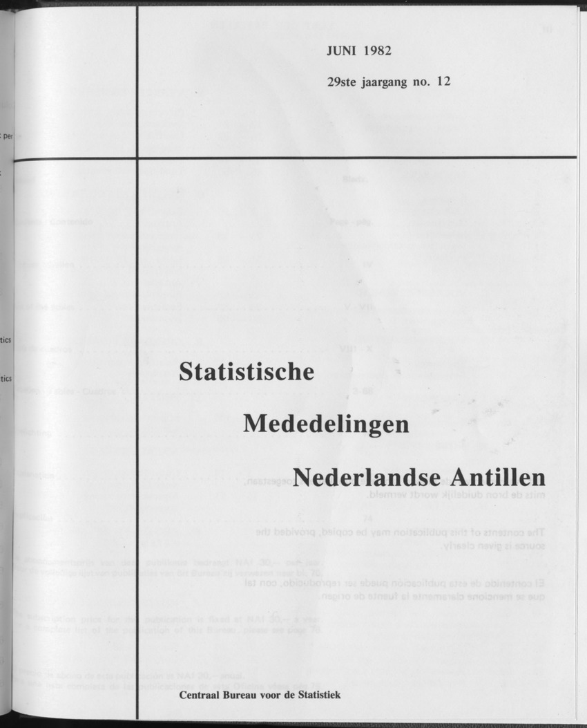 29ste Jaargang No.12 - Juni 1982 - Front Cover
