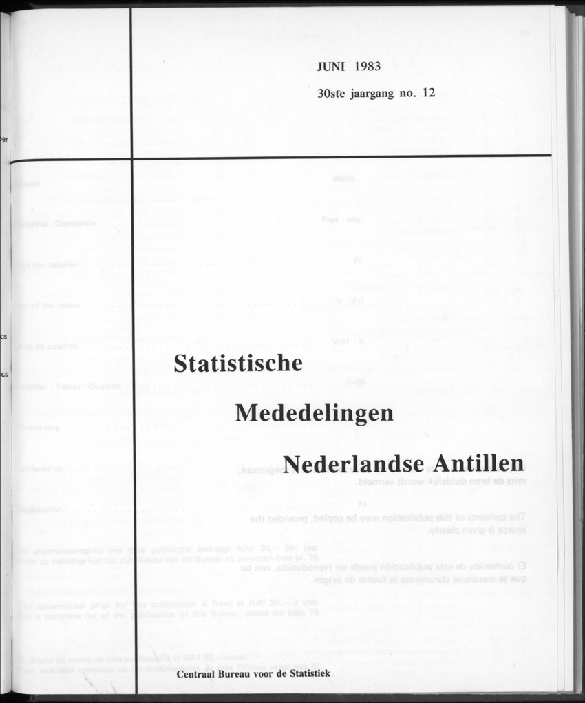 30ste aargang No.12 - Juni 1983 - Front Cover