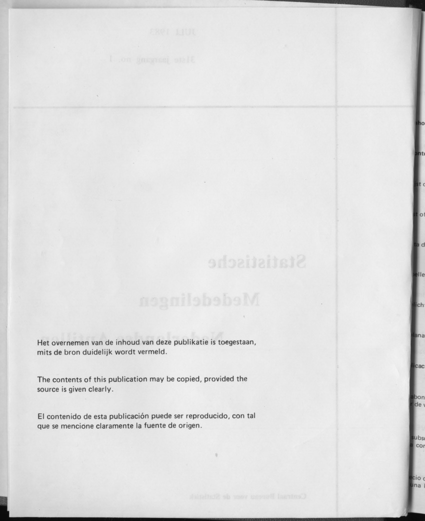 31ste Jaargang No.1 - Juli 1983 - Page II