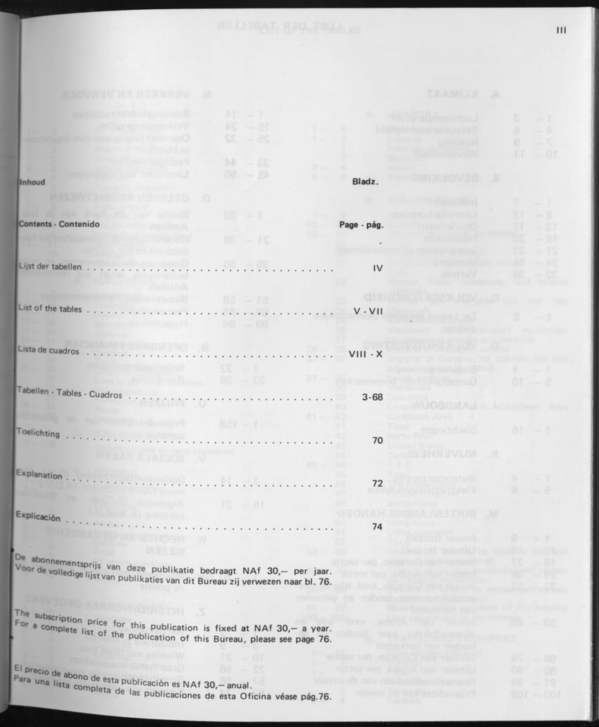 31ste Jaargang No.3 - September 1983 - Page III