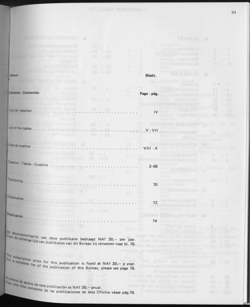 31ste Jaargang No.5 - November 1983 - Page III