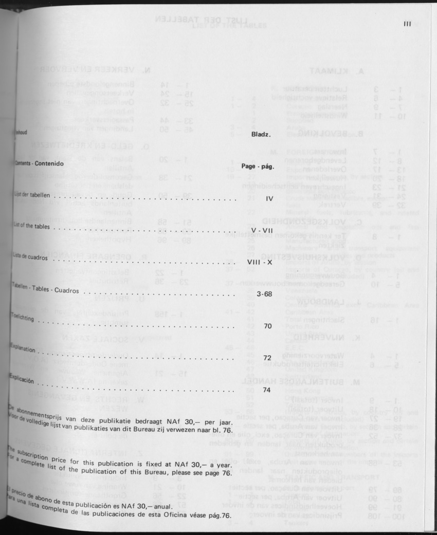 31ste Jaargang No.6 - December 1983 - Page III