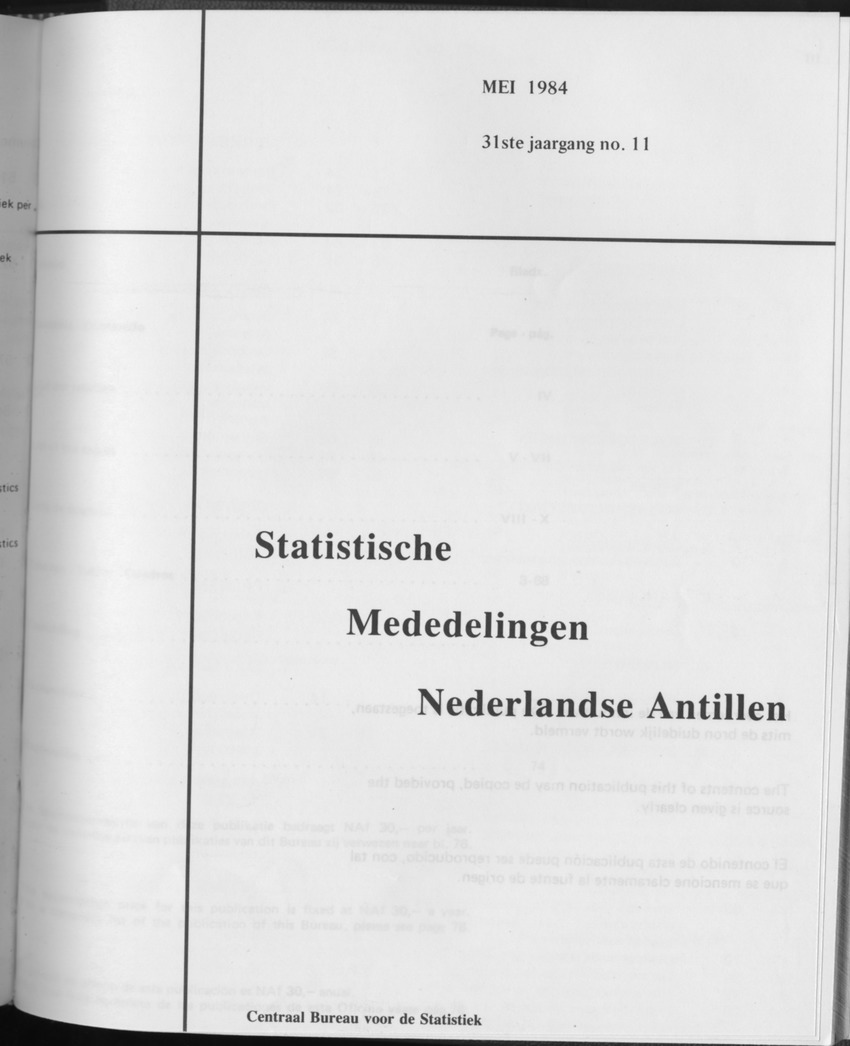 31ste Jaargang No.11 - Mei 1984 - Front Cover