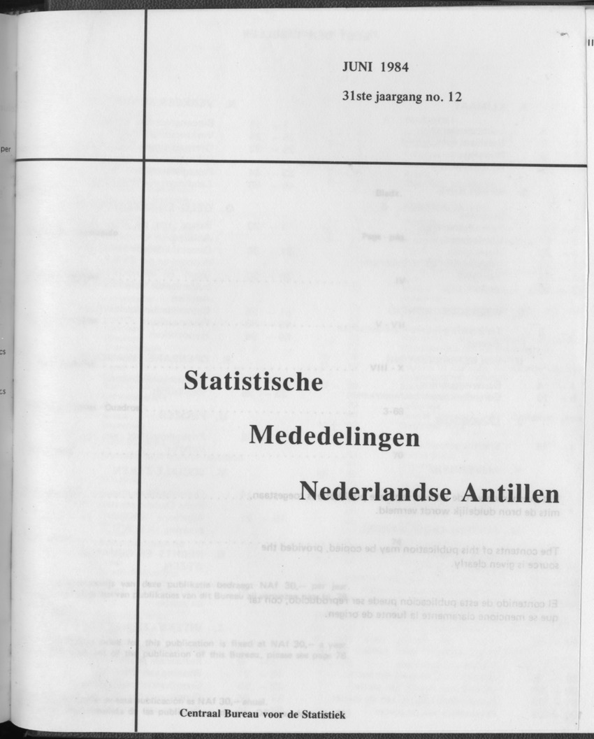 31ste Jaargang No.12 - Juni 1984 - Front Cover