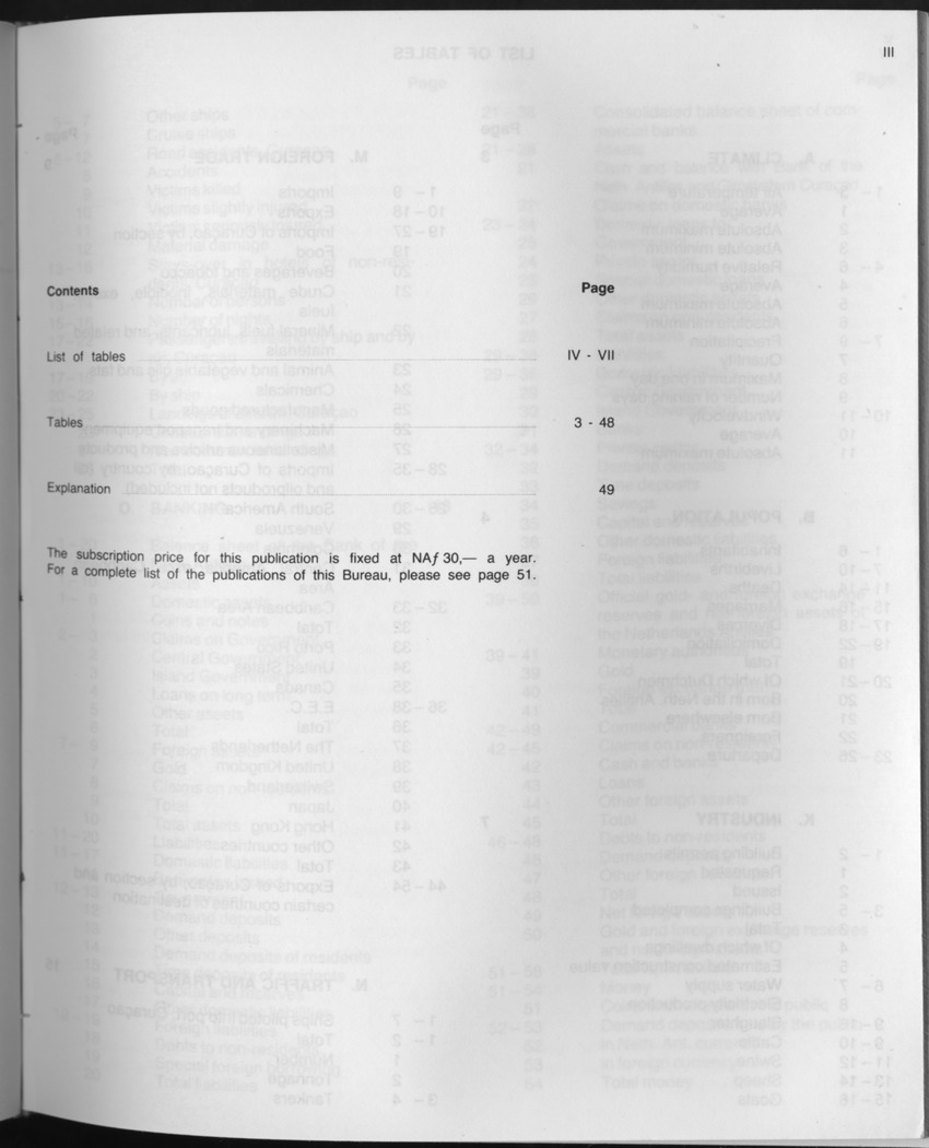 33ste Jaargang No.7 - Januari 1986 - Page III