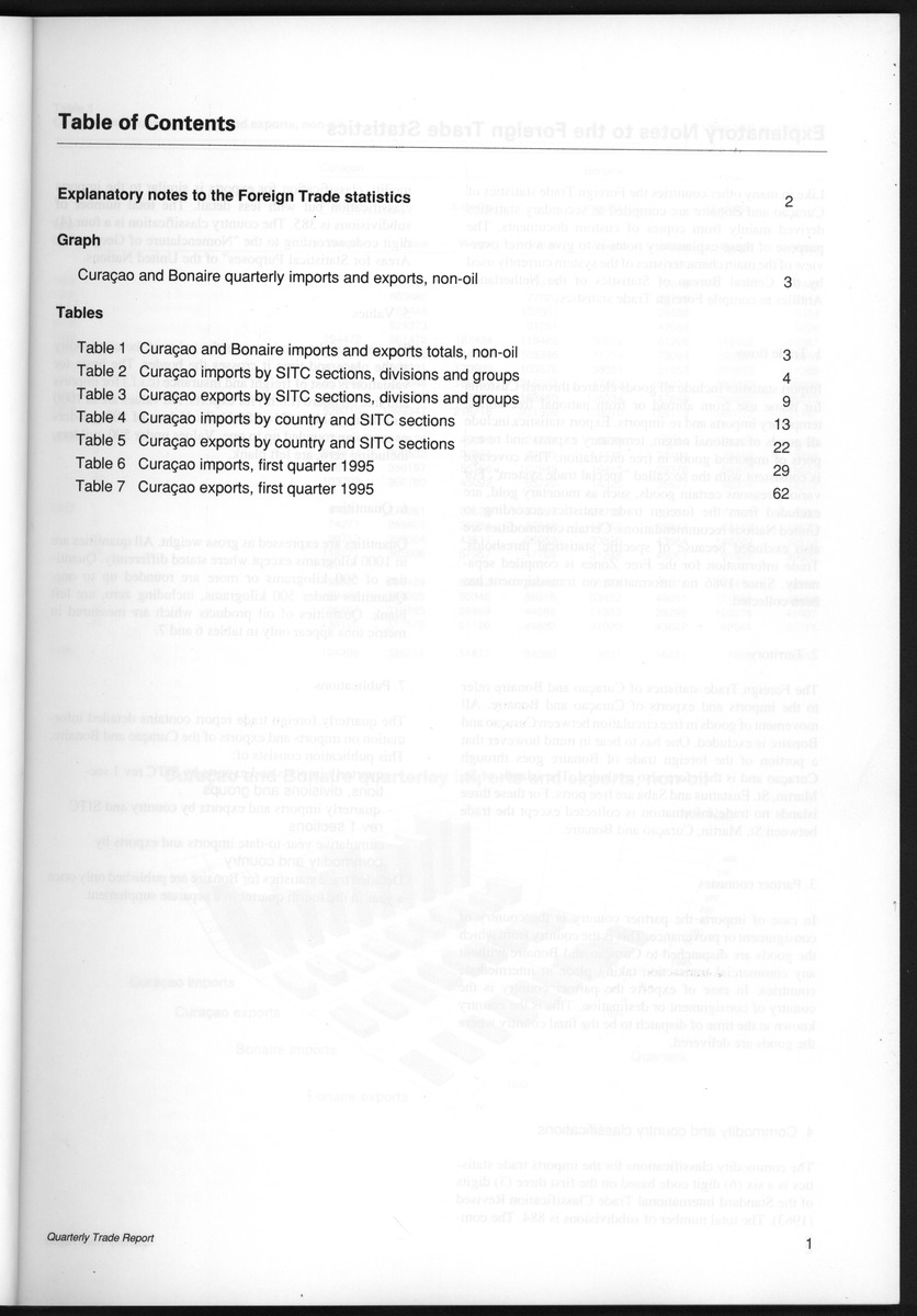 Quarterly Trade Report Nr.1 - 1995 - New Page