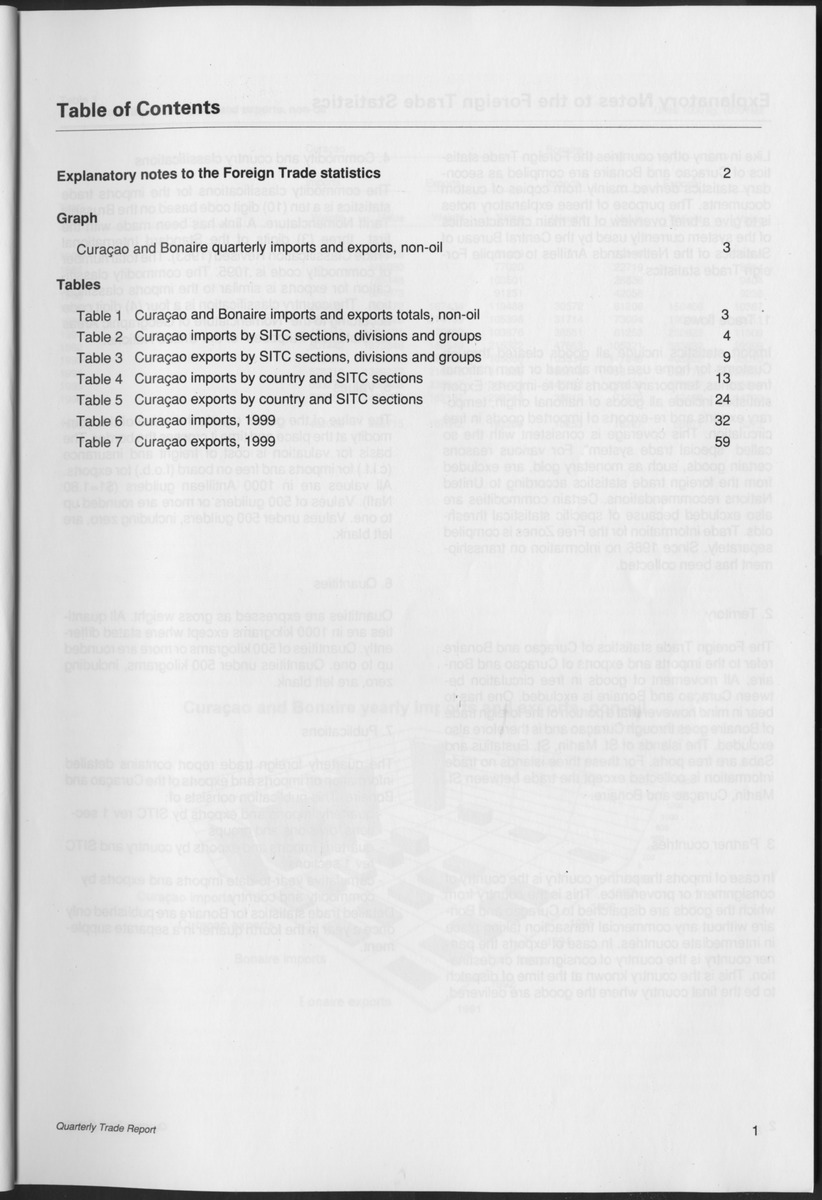 Quarterly Trade Report Nr.1 - 1999 - Page 1